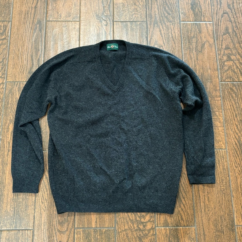 Alan Paine Pure Lambswool Knit Sweater Mens UK 46 “ EUR 54 Mens Large